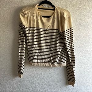Zara Striped Lightweight Longsleeve Sweater